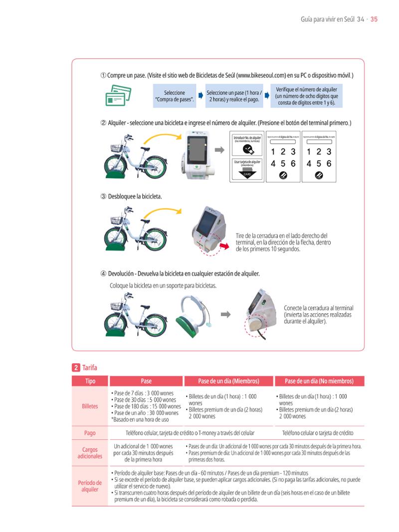 2021 Guía Indispensable para Vivir en Seúl _ 스페인어 34페이지