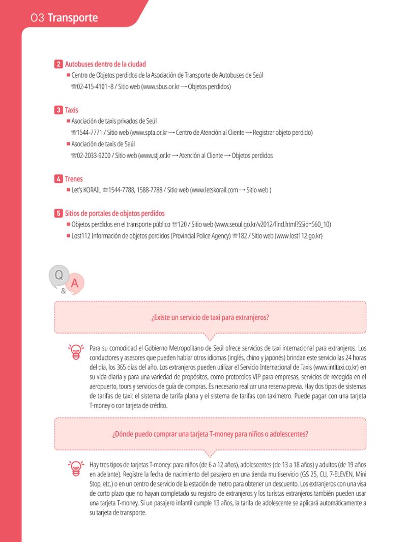 2021 Guía Indispensable para Vivir en Seúl _ 스페인어 37페이지