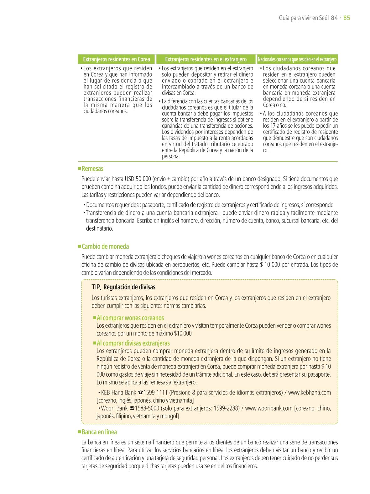 2021 Guía Indispensable para Vivir en Seúl _ 스페인어 84페이지