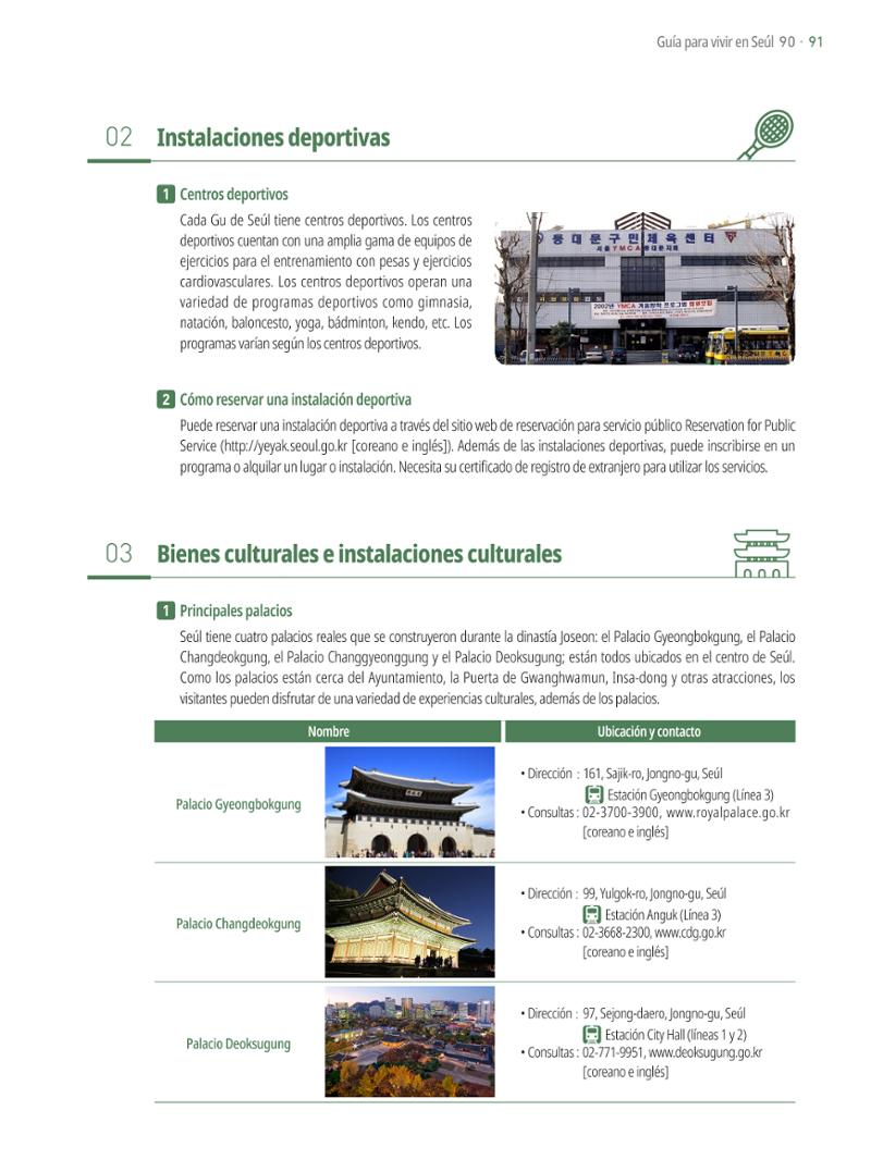 2021 Guía Indispensable para Vivir en Seúl _ 스페인어 90페이지