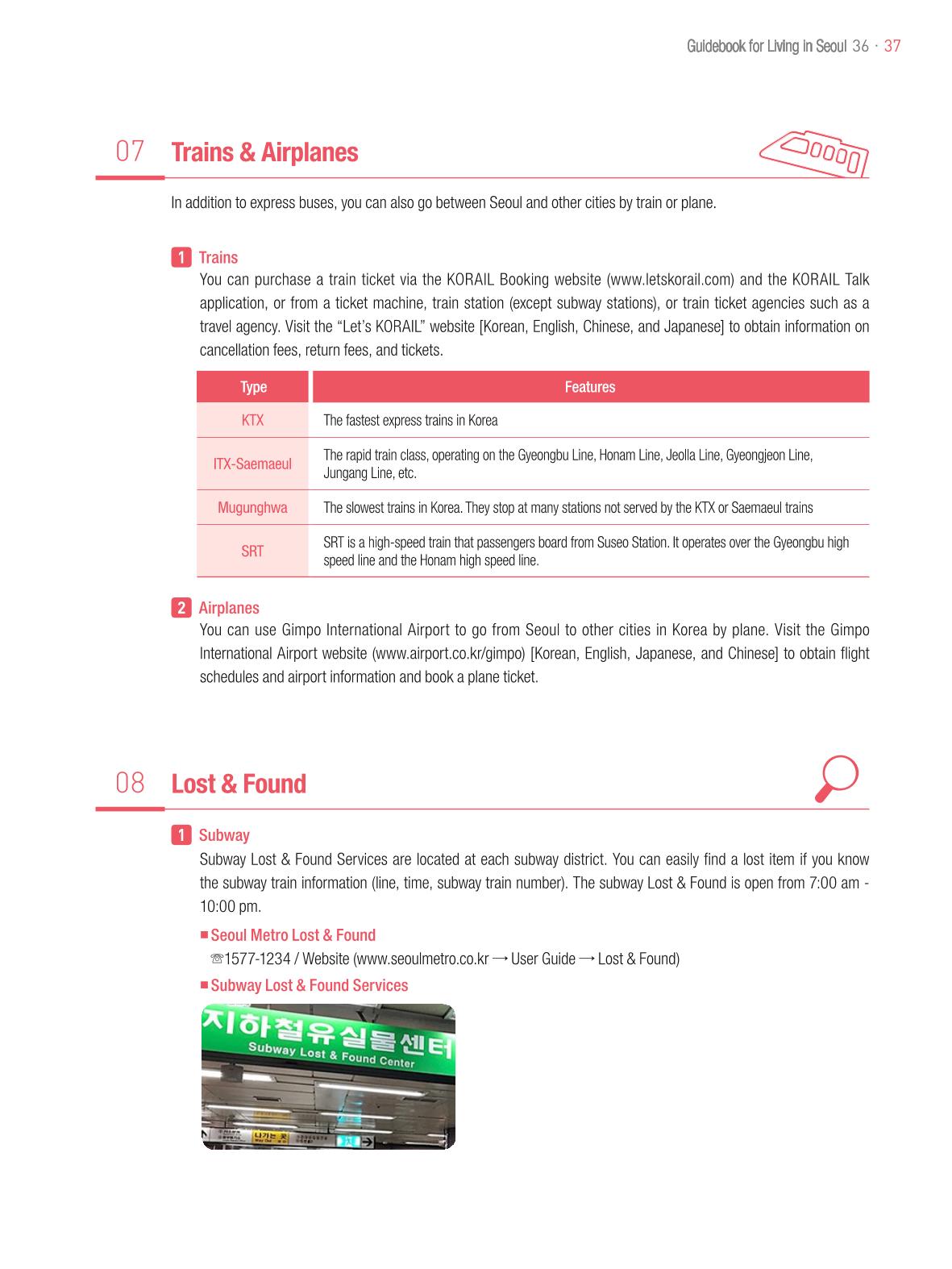 2021 Guidebook for Living in Seoul_영어 36페이지