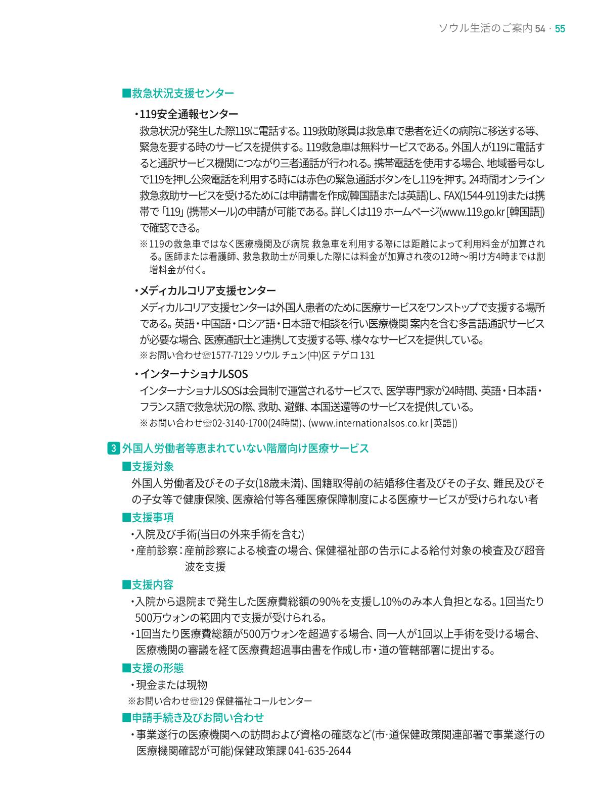 2021 ソウル生活のご案内 _ 일본어 54페이지