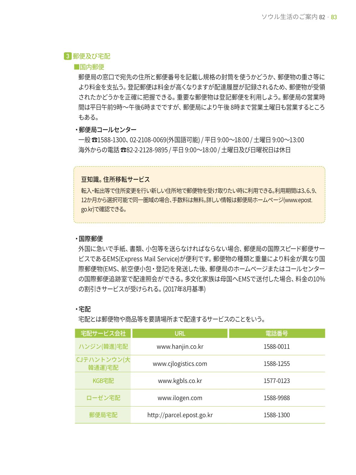 2021 ソウル生活のご案内 _ 일본어 82페이지