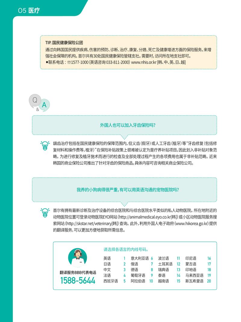 2021 首尔生活指南 _ 중국어 57페이지
