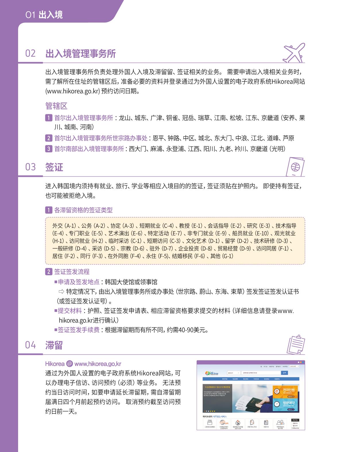 2021 首尔生活指南 _ 중국어 7페이지
