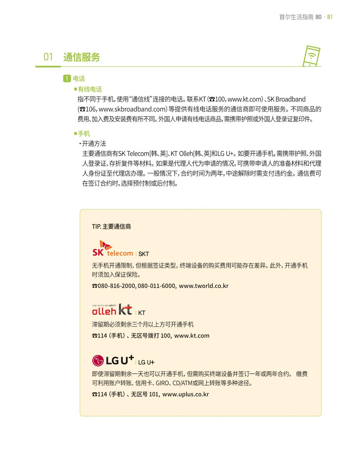 2021 首尔生活指南 _ 중국어 80페이지