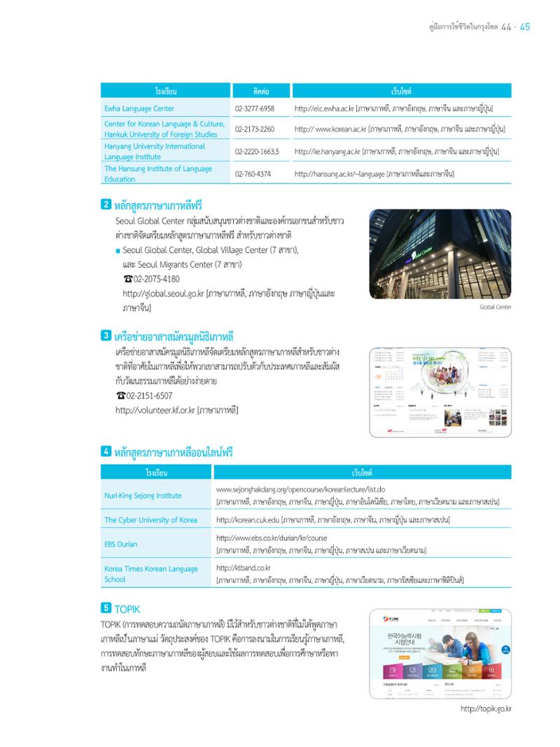 2021 คู่ม ือการใช้ช ีว ิตในกรุงโซล_태국어 44페이지
