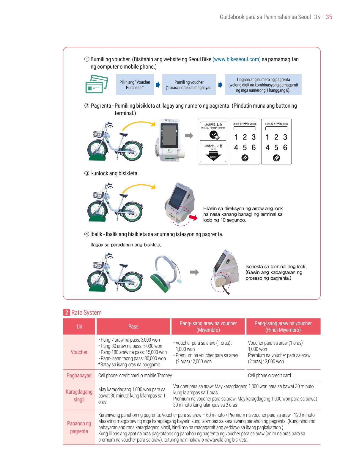 2021 Guidebook para sa Paninirahan sa Seoul_필리핀어 34페이지