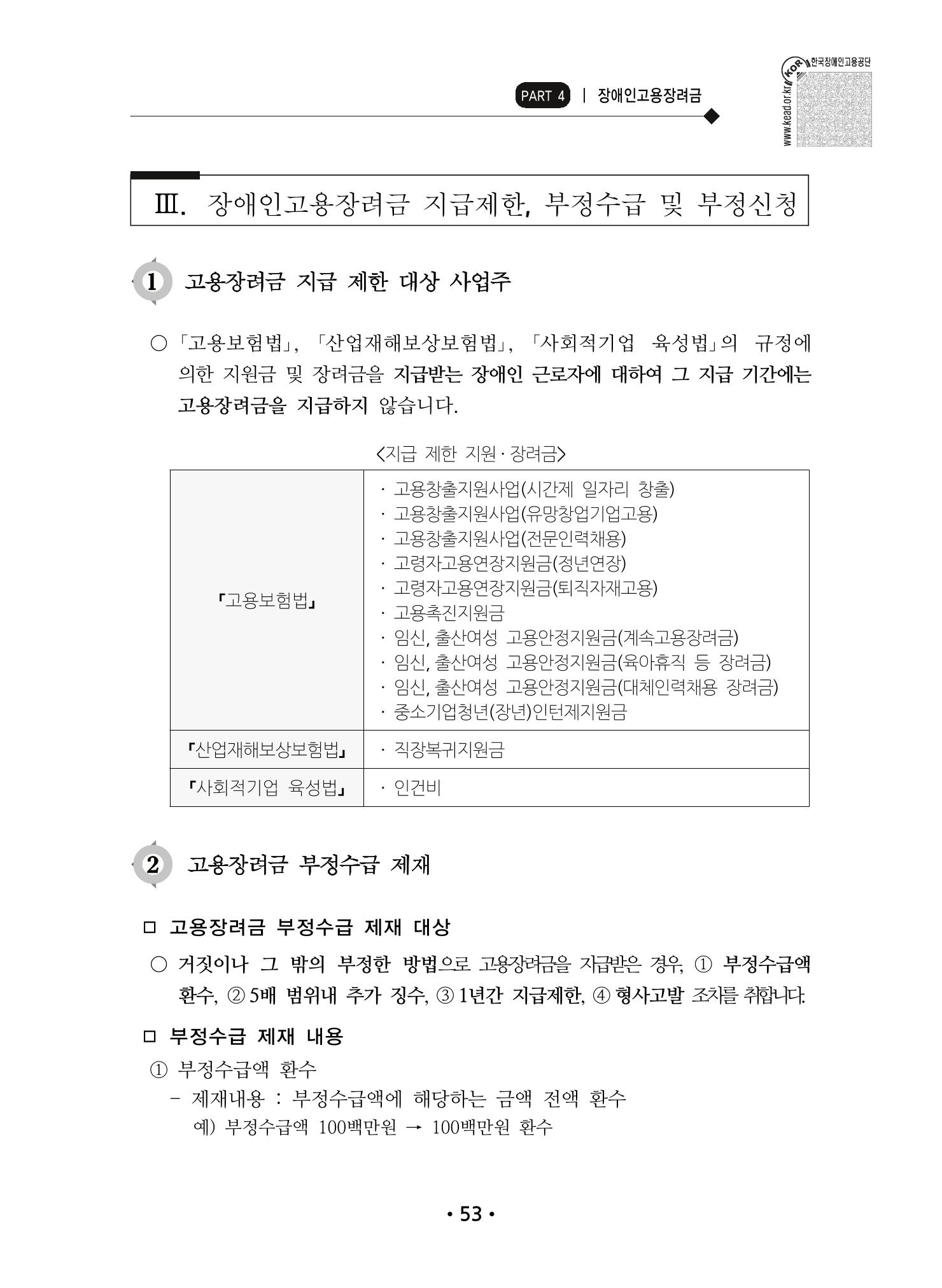 장애인 고용 부담금 사업주 안내서 57페이지