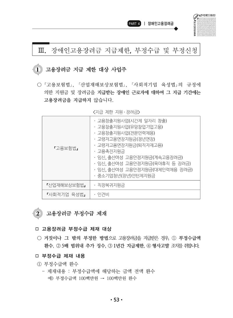 장애인 고용 부담금 사업주 안내서 57페이지