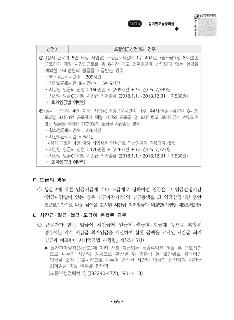장애인 고용 부담금 사업주 안내서 69페이지