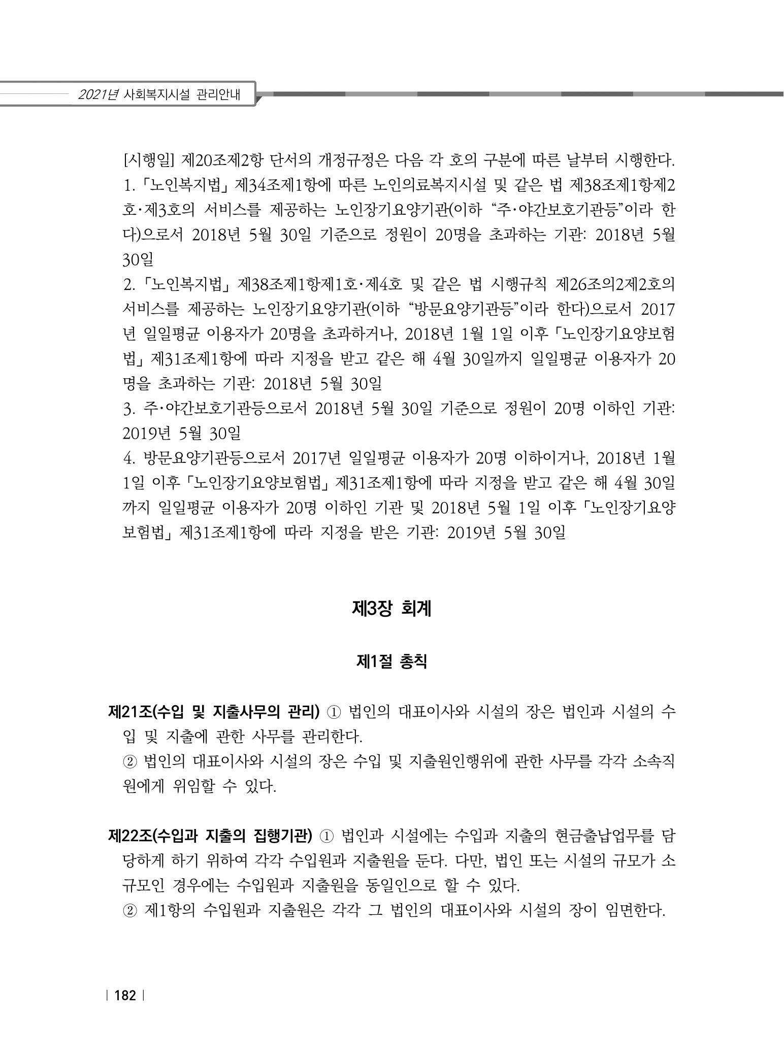 2021년 사회복지시설 관리안내 188페이지