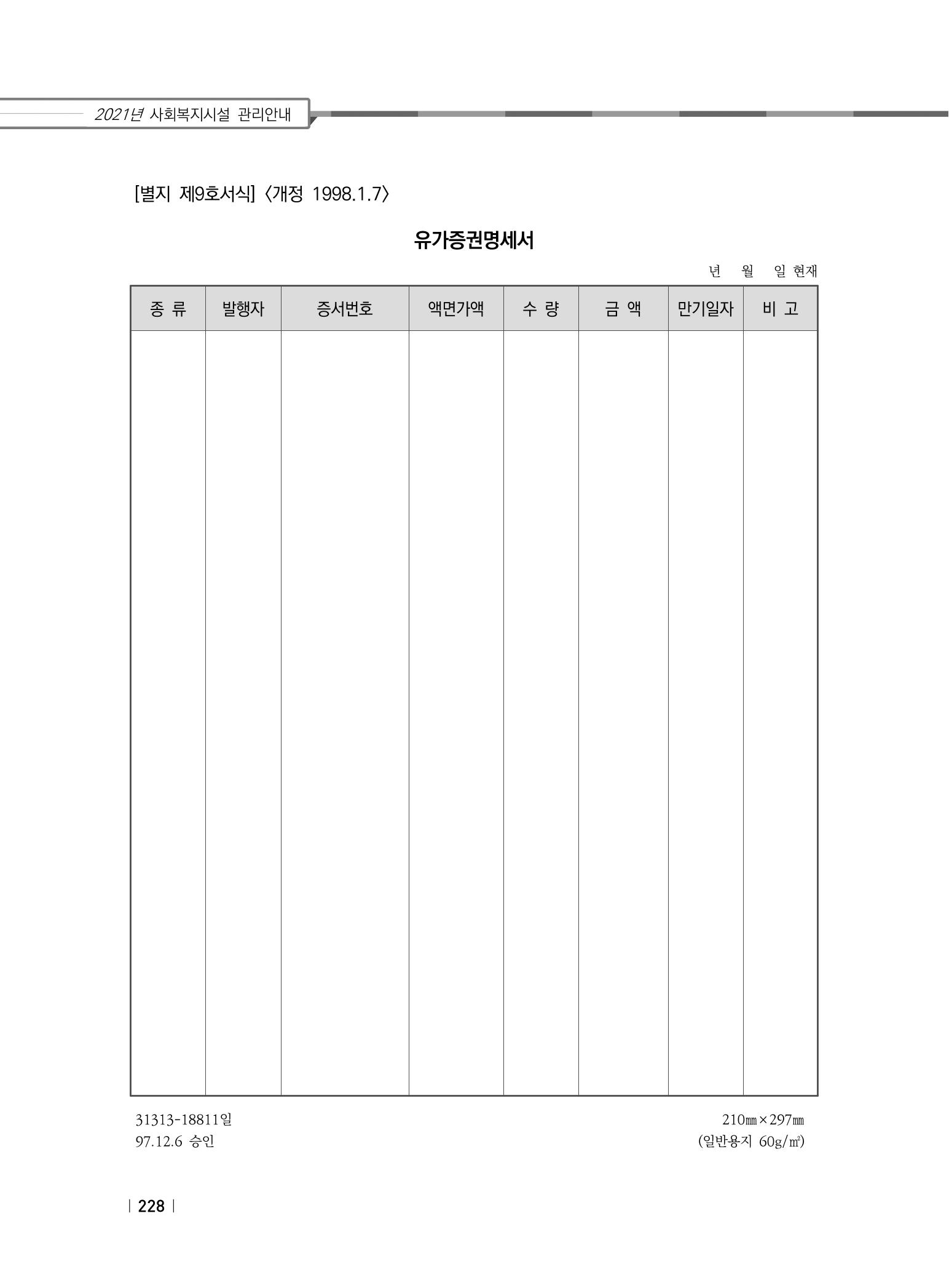 2021년 사회복지시설 관리안내 234페이지
