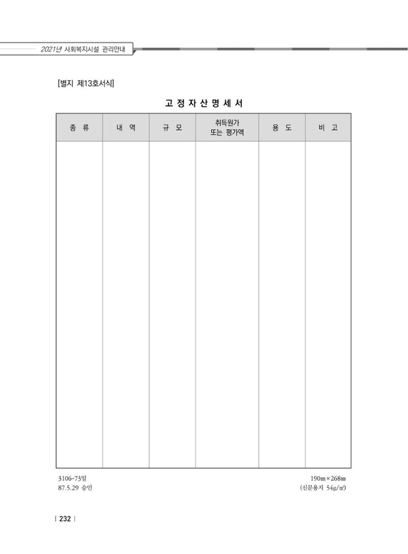2021년 사회복지시설 관리안내 238페이지