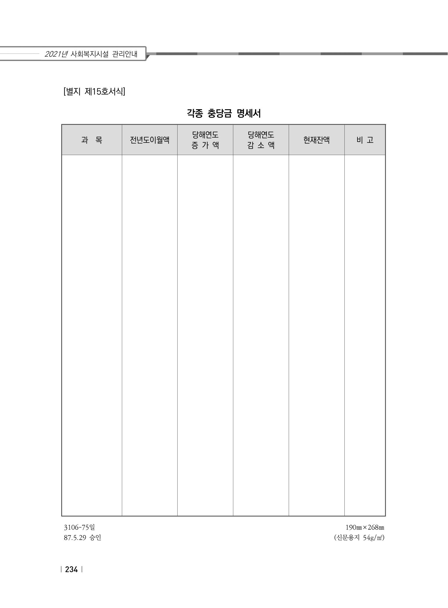 2021년 사회복지시설 관리안내 240페이지
