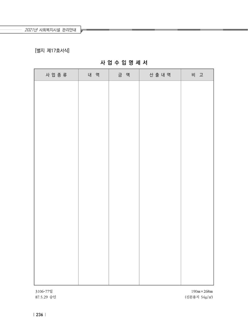 2021년 사회복지시설 관리안내 242페이지