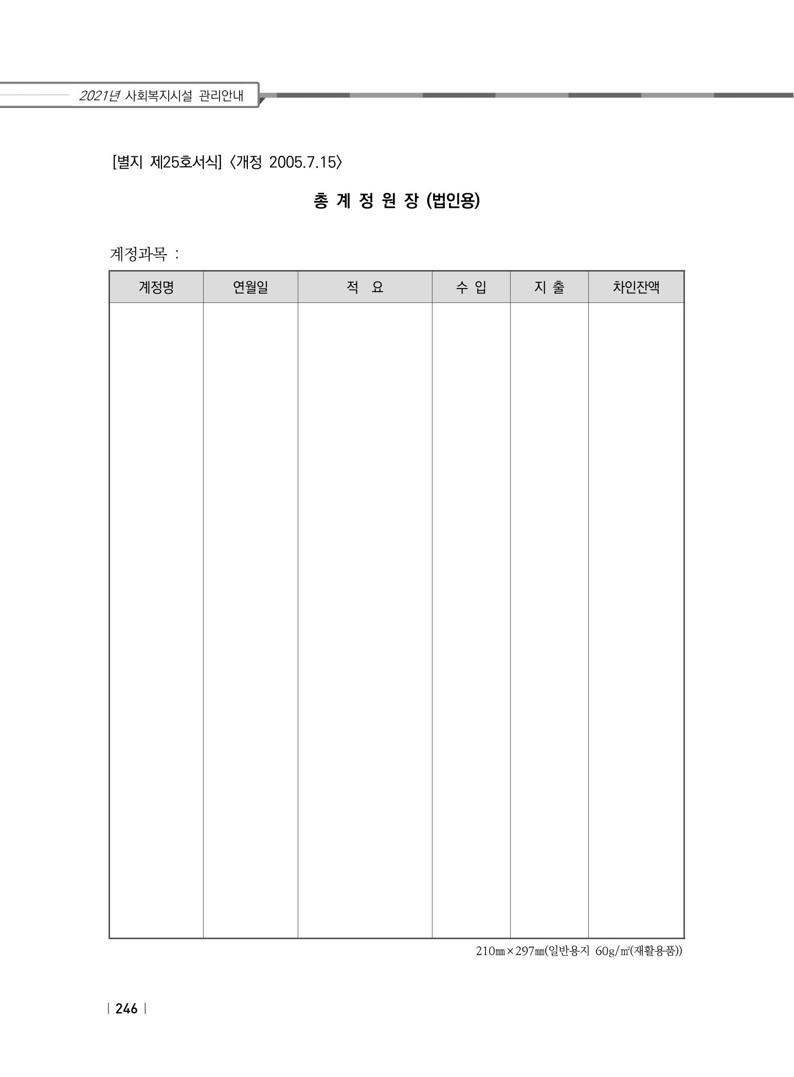 2021년 사회복지시설 관리안내 252페이지