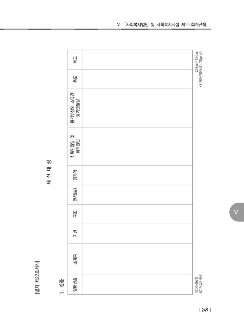 2021년 사회복지시설 관리안내 255페이지