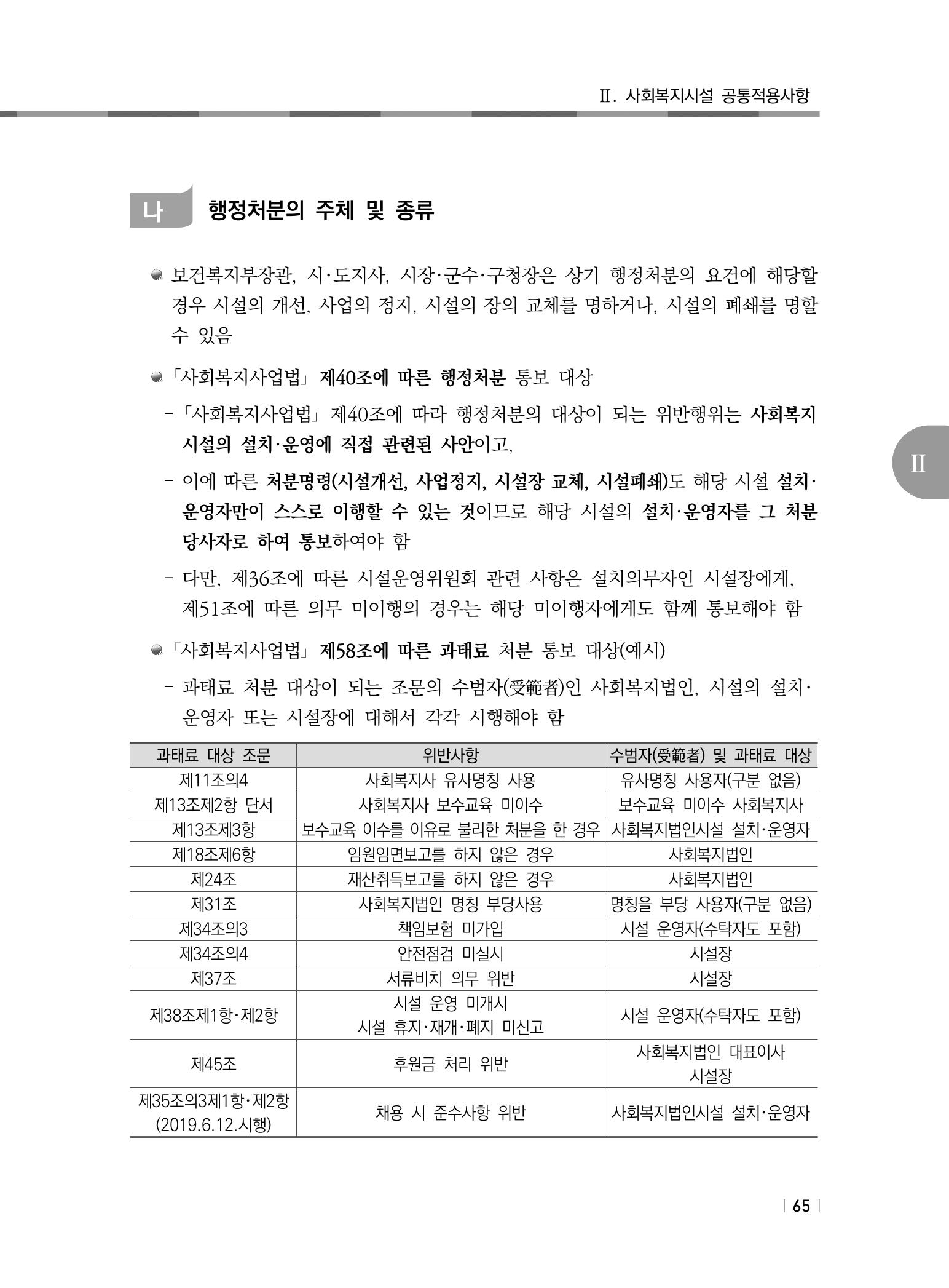 2021년 사회복지시설 관리안내 71페이지
