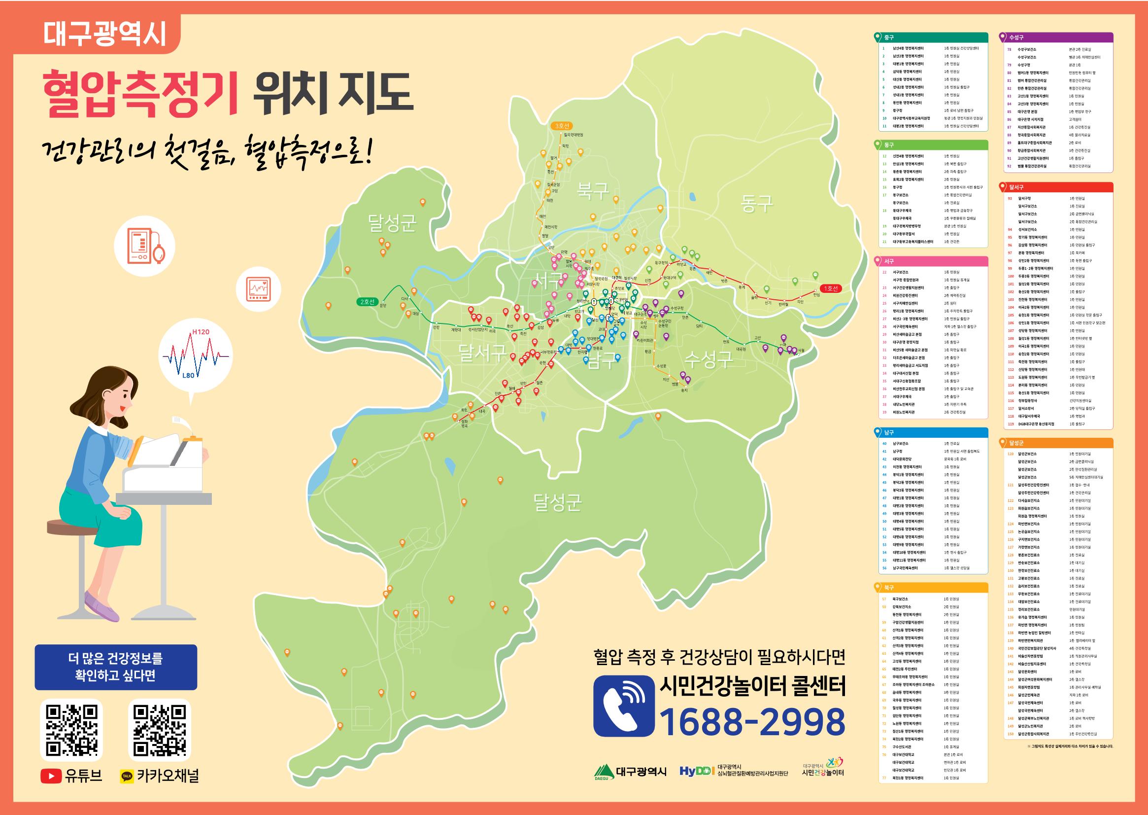 대구시민건강놀이터 혈압측정기 위치지도 11페이지