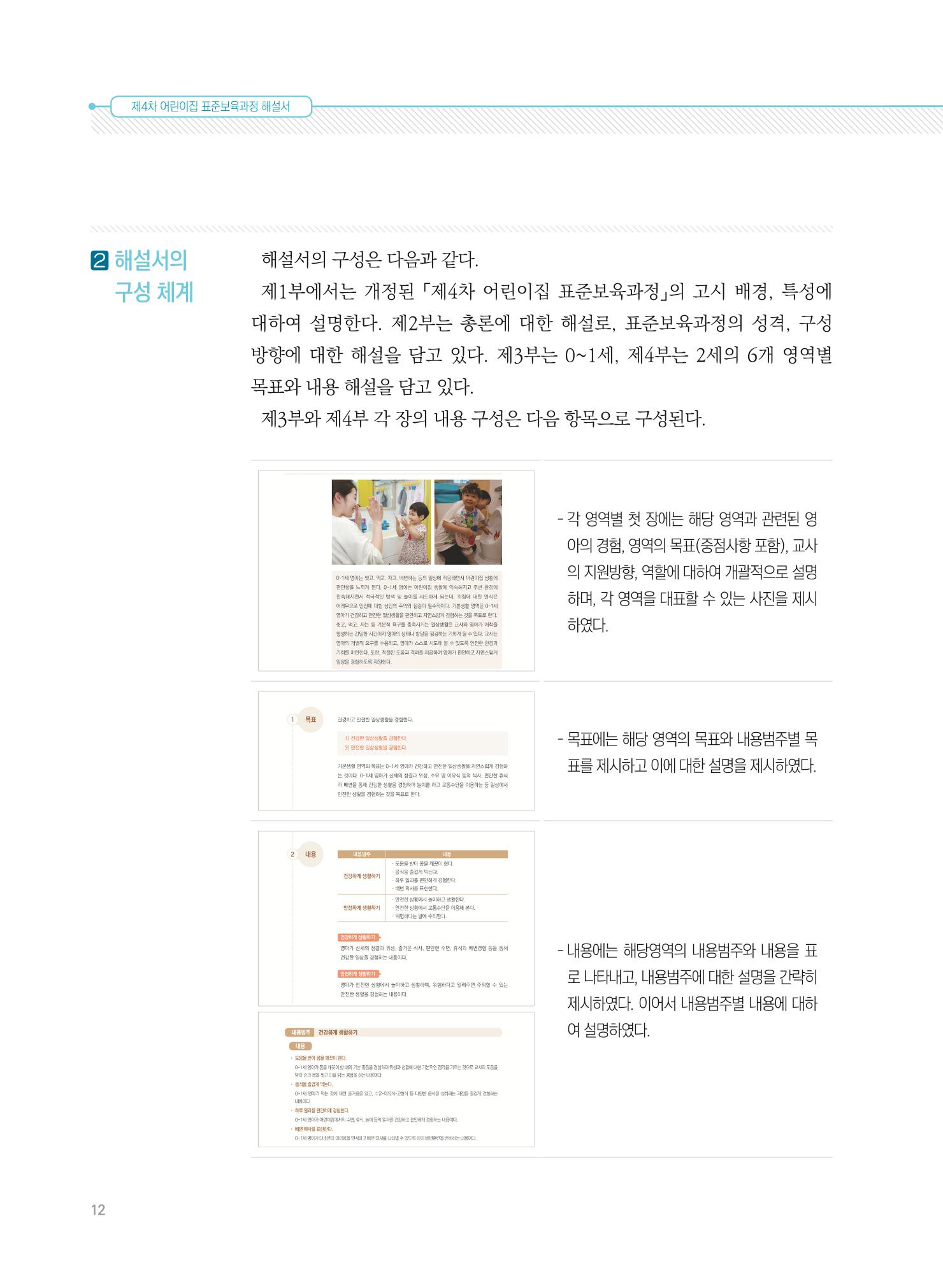 제4차 표준보육과정 해설서 12페이지