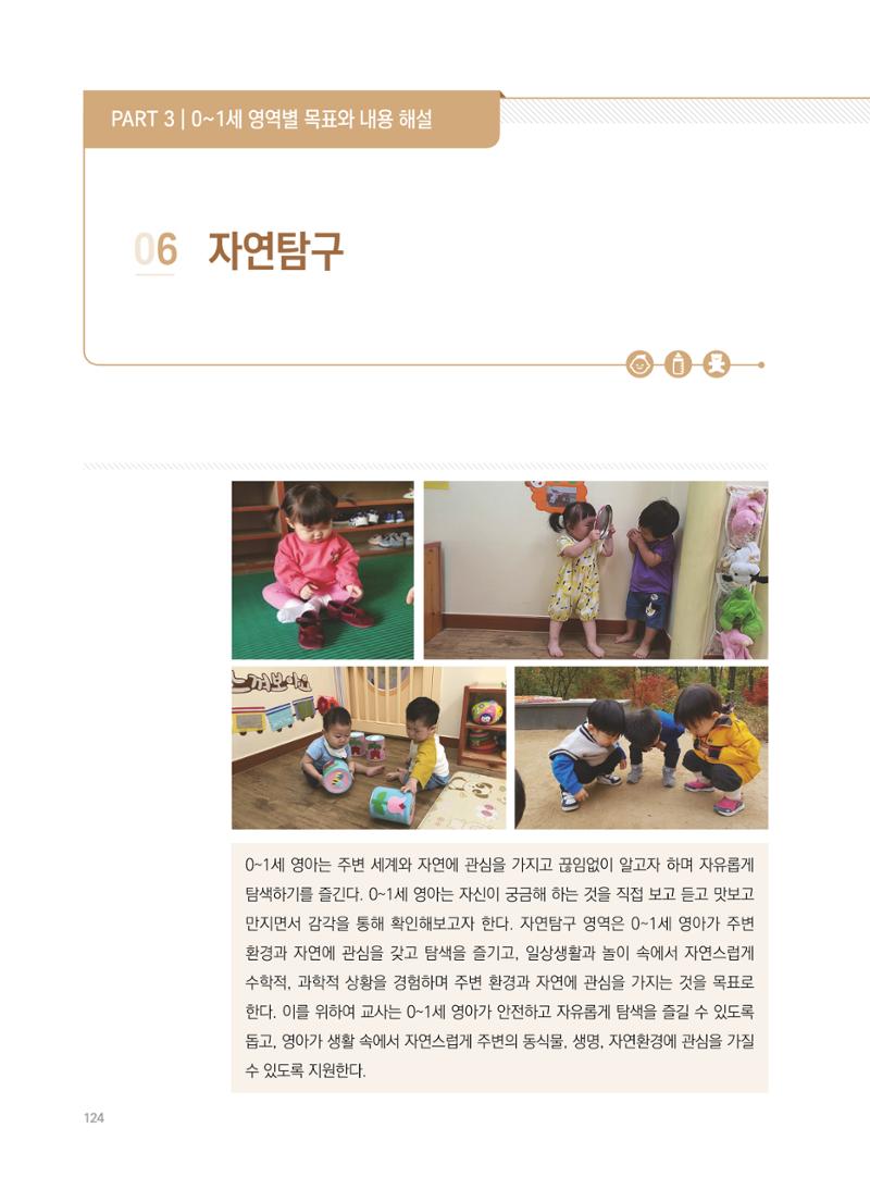 제4차 표준보육과정 해설서 124페이지
