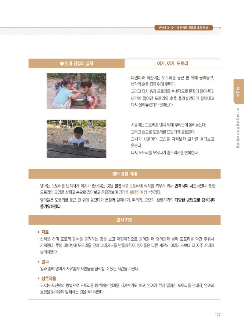 제4차 표준보육과정 해설서 127페이지