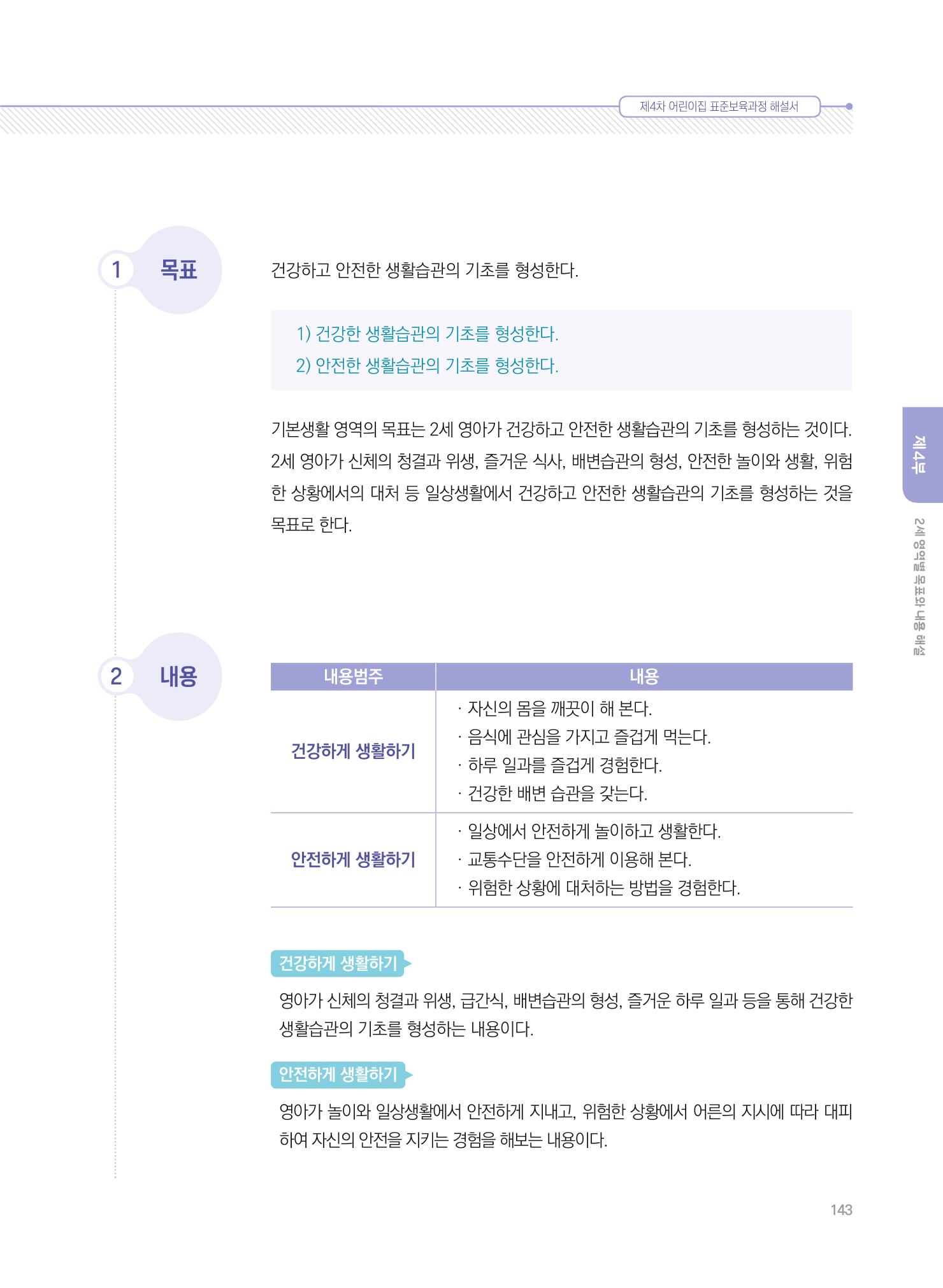 제4차 표준보육과정 해설서 143페이지