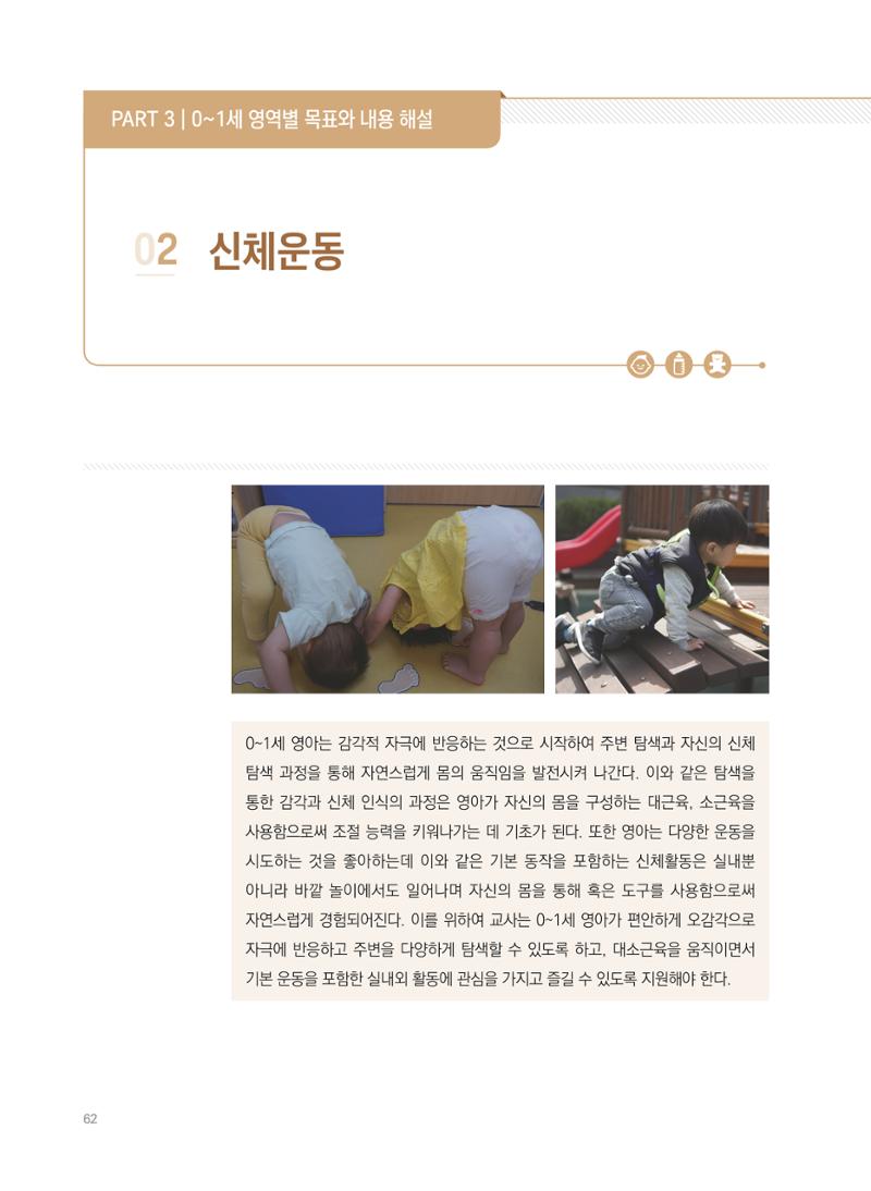 제4차 표준보육과정 해설서 62페이지