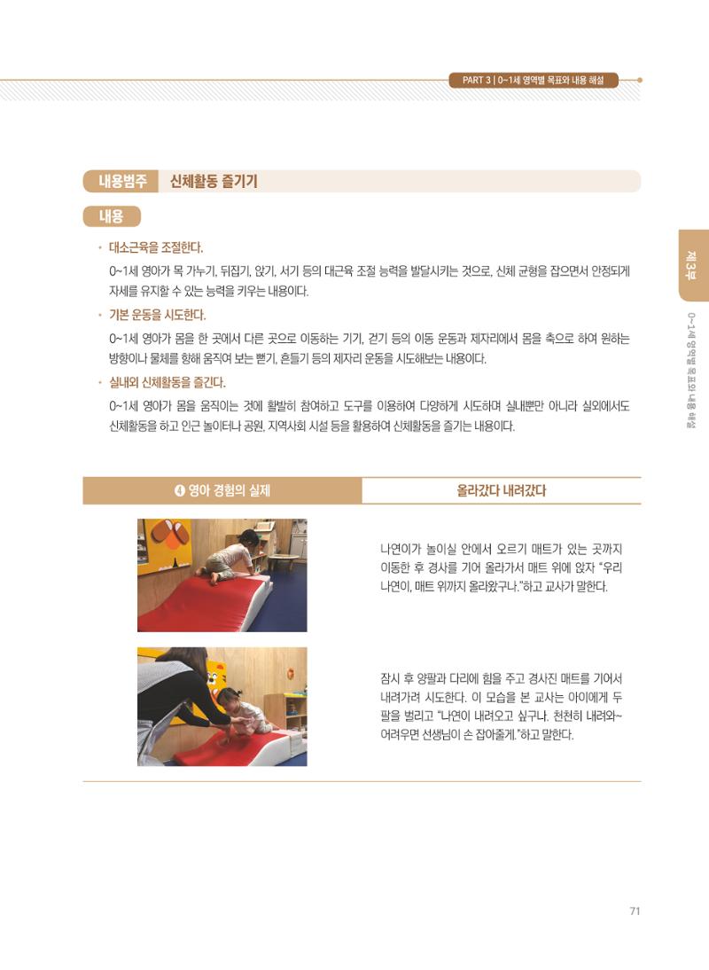 제4차 표준보육과정 해설서 71페이지