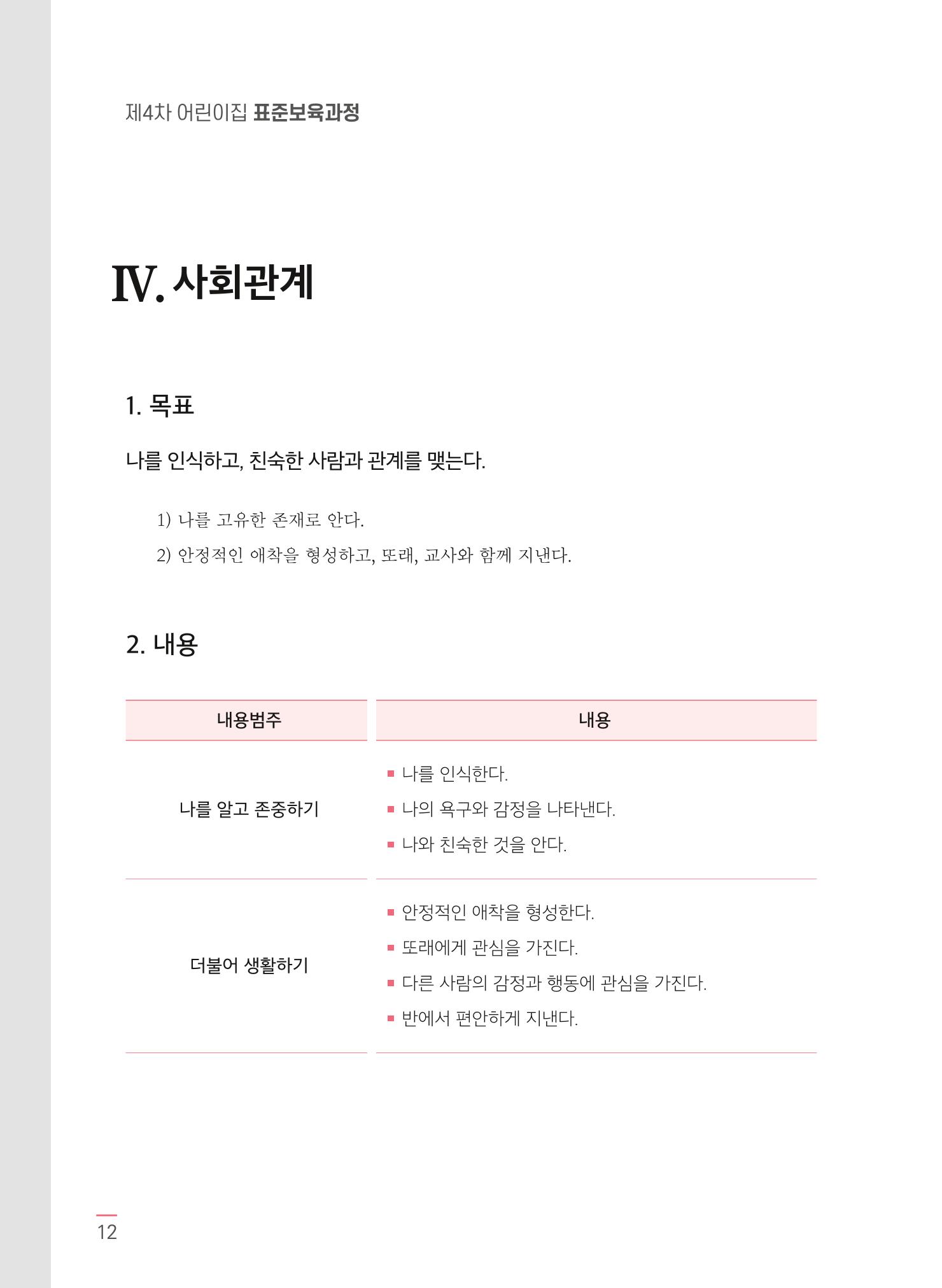 표준보육과정 고시문 14페이지