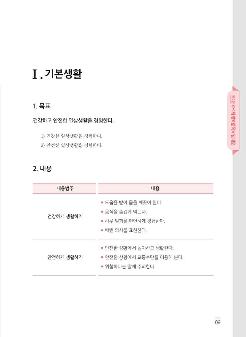 제4차표준보육과정 11페이지