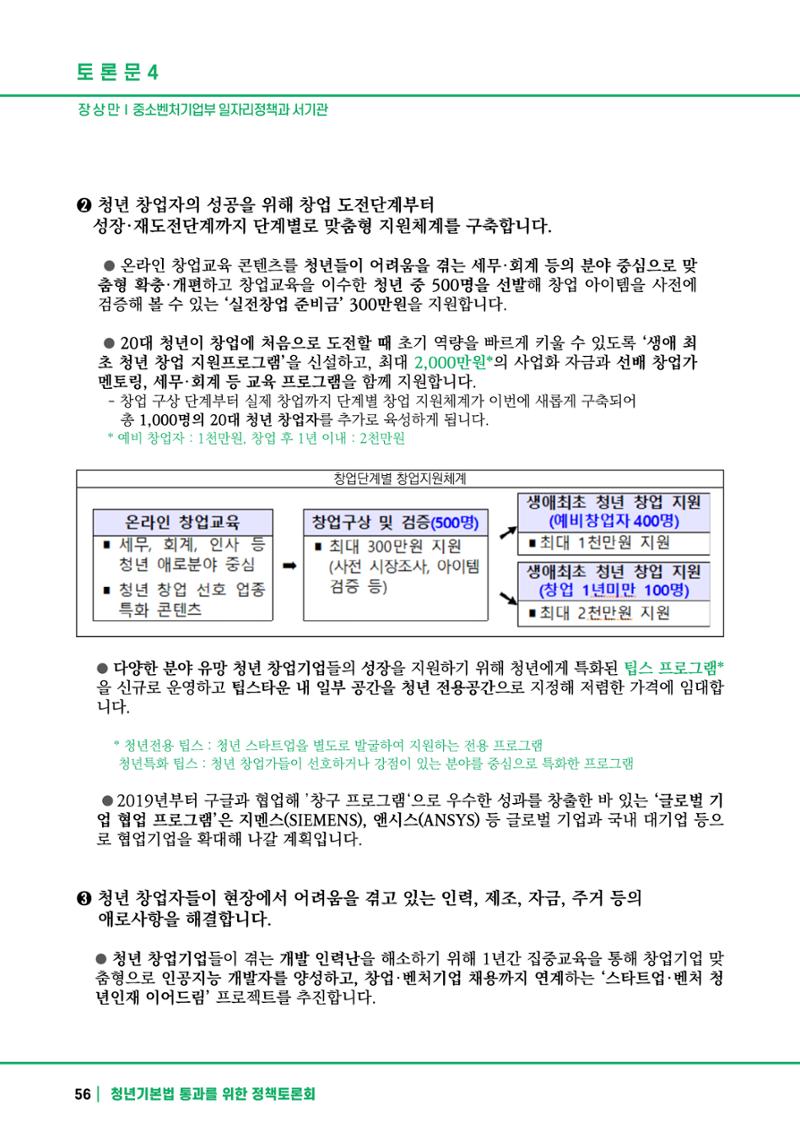 2021 청년기업지원법 정책토론회 56페이지