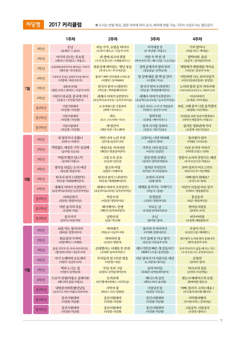 리딩엠 매거진M 2017년 여름호 [도곡, 목동] 7페이지