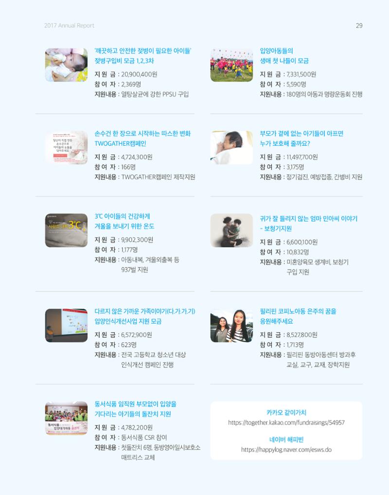 2017년 연차보고서 29페이지