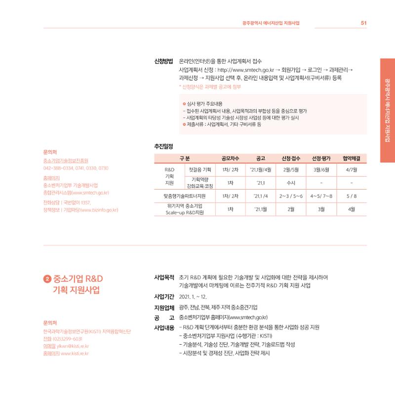 광주광역시 국가혁신클러스터 투자유치 가이드북 51페이지