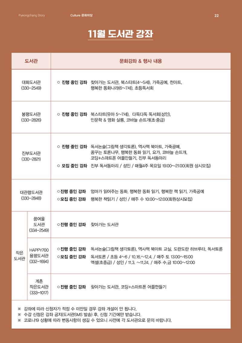 평창이야기 11월호 22페이지