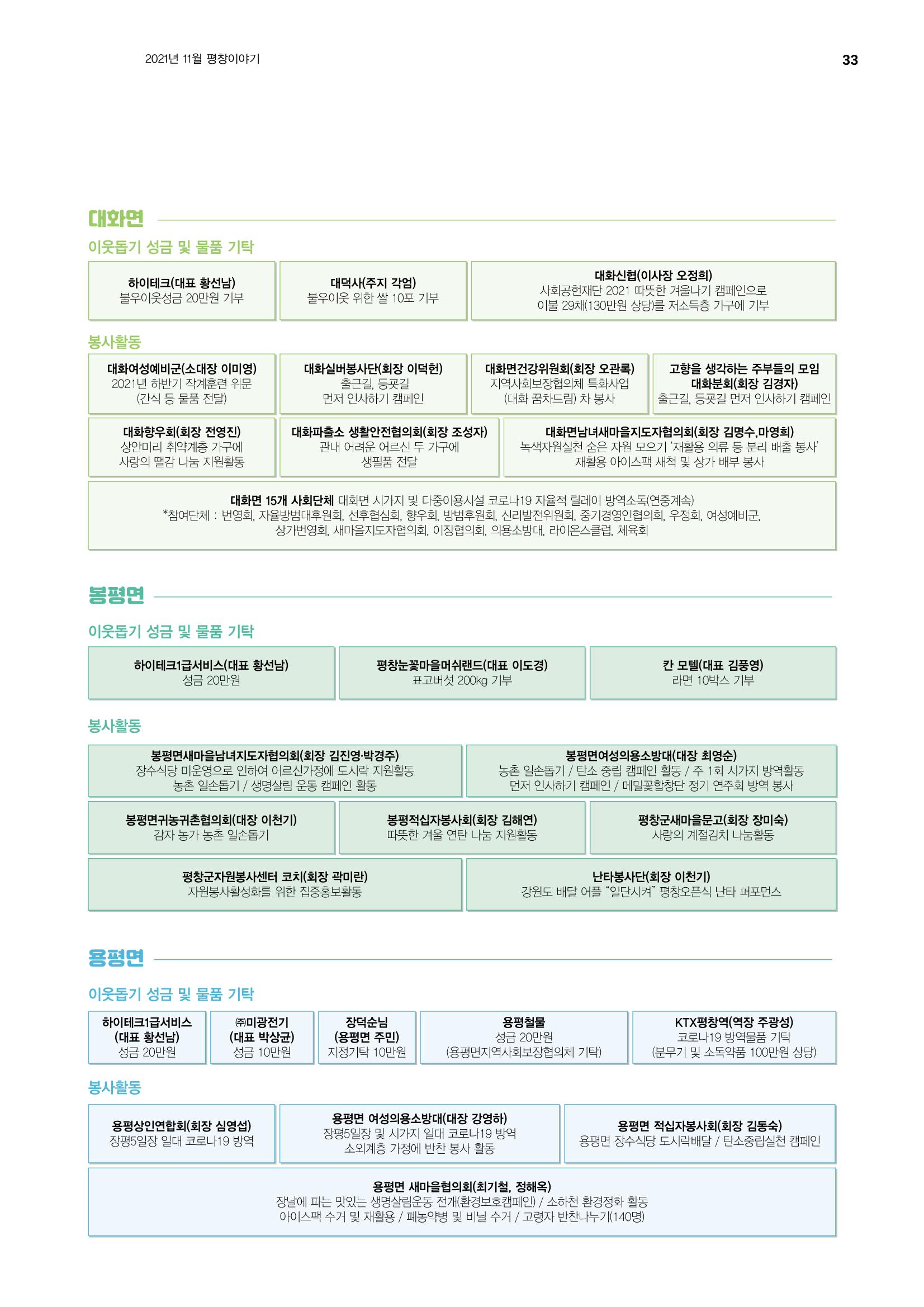 평창이야기 11월호 33페이지