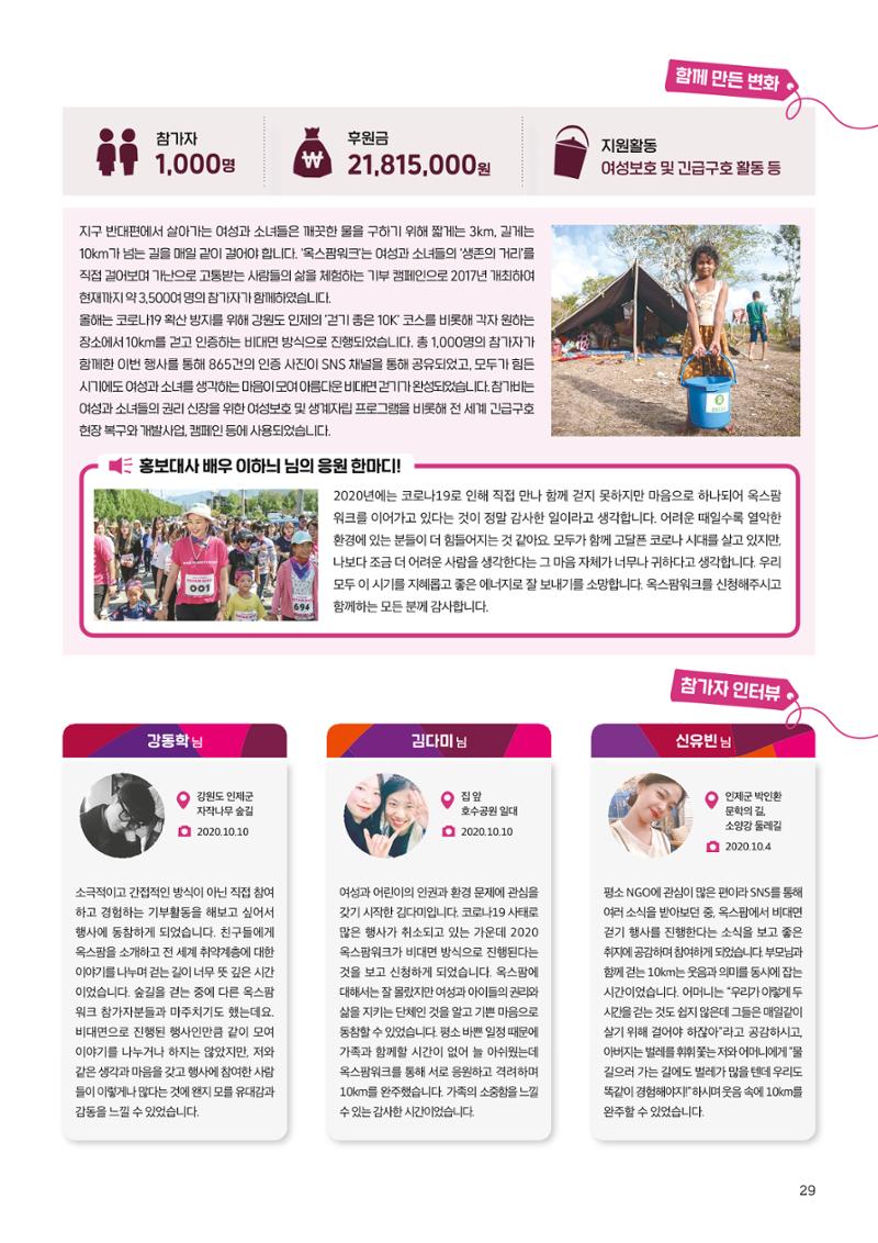 2021.11. 옥스팜2019/20 연례보고서 29페이지