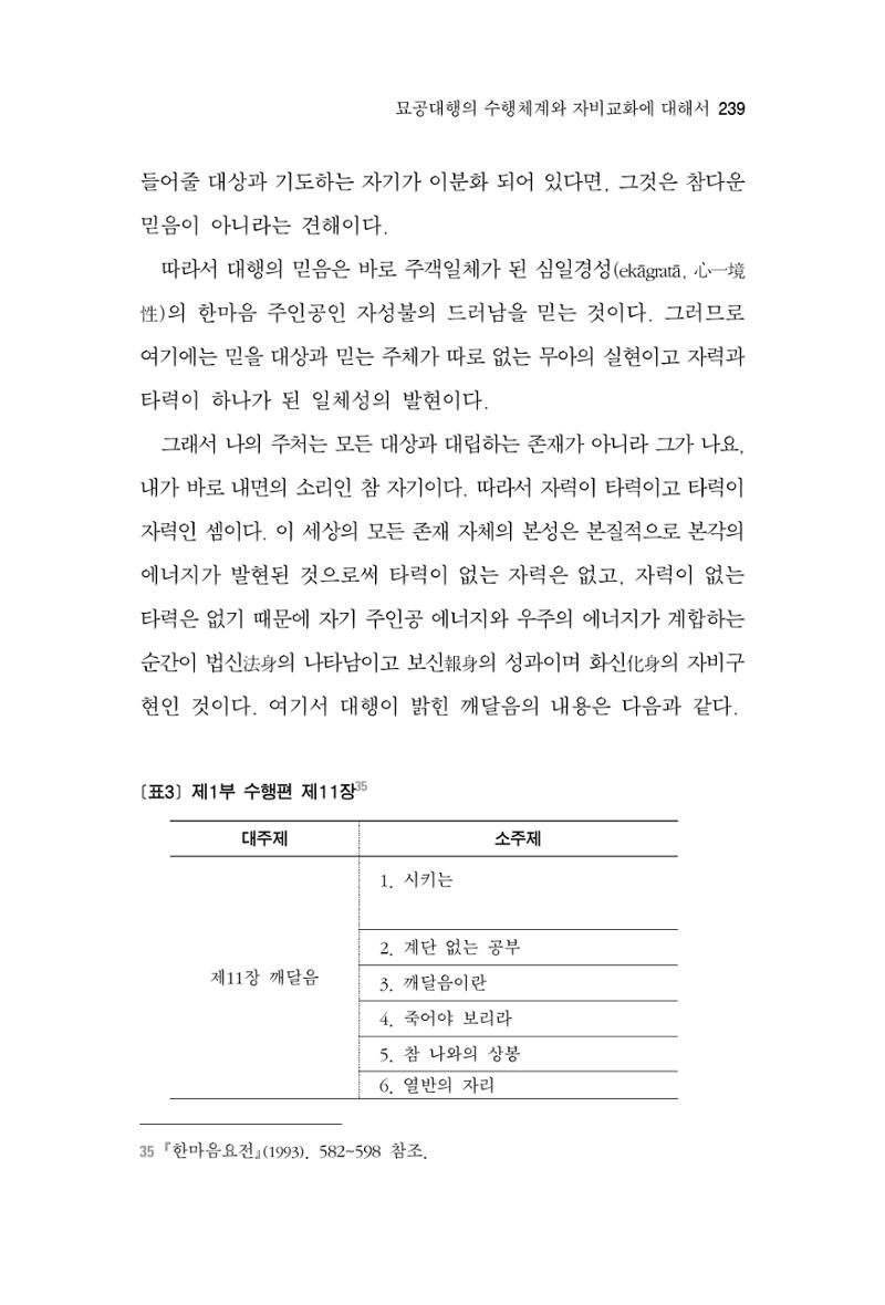 한마음연구 2집  239페이지