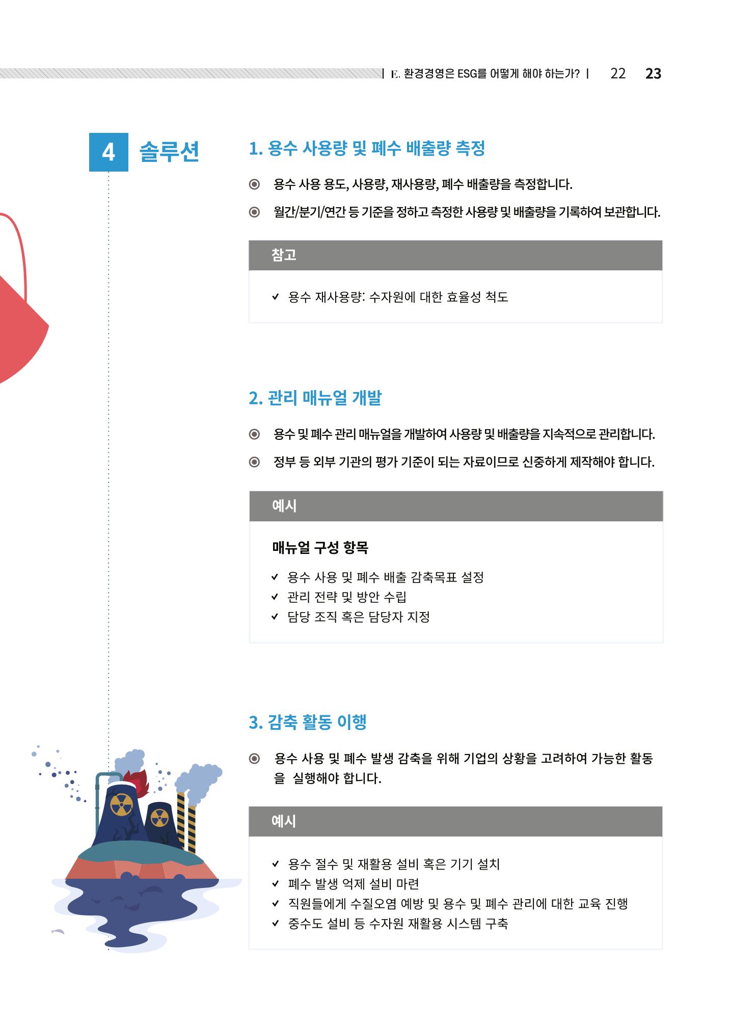 2021.12.10. 중소벤처기업진흥공단 ESG경영안내서(솔루션편) 23페이지
