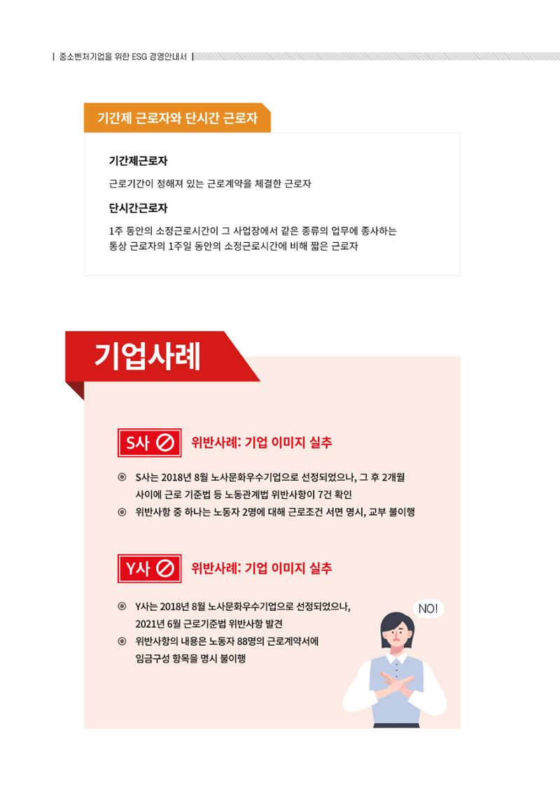 2021.12.10. 중소벤처기업진흥공단 ESG경영안내서(솔루션편) 56페이지