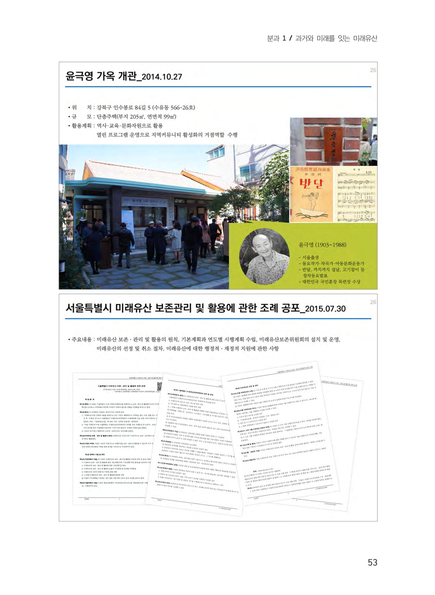 미래유산 제도의 성과와 향후 과제 13페이지