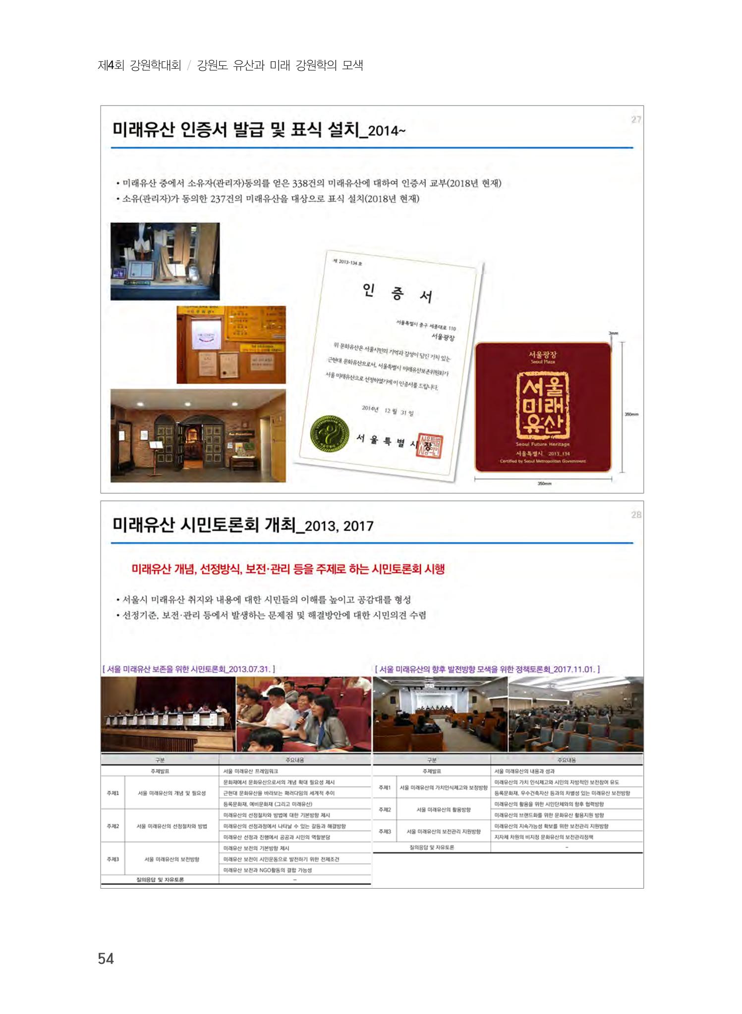 미래유산 제도의 성과와 향후 과제 14페이지