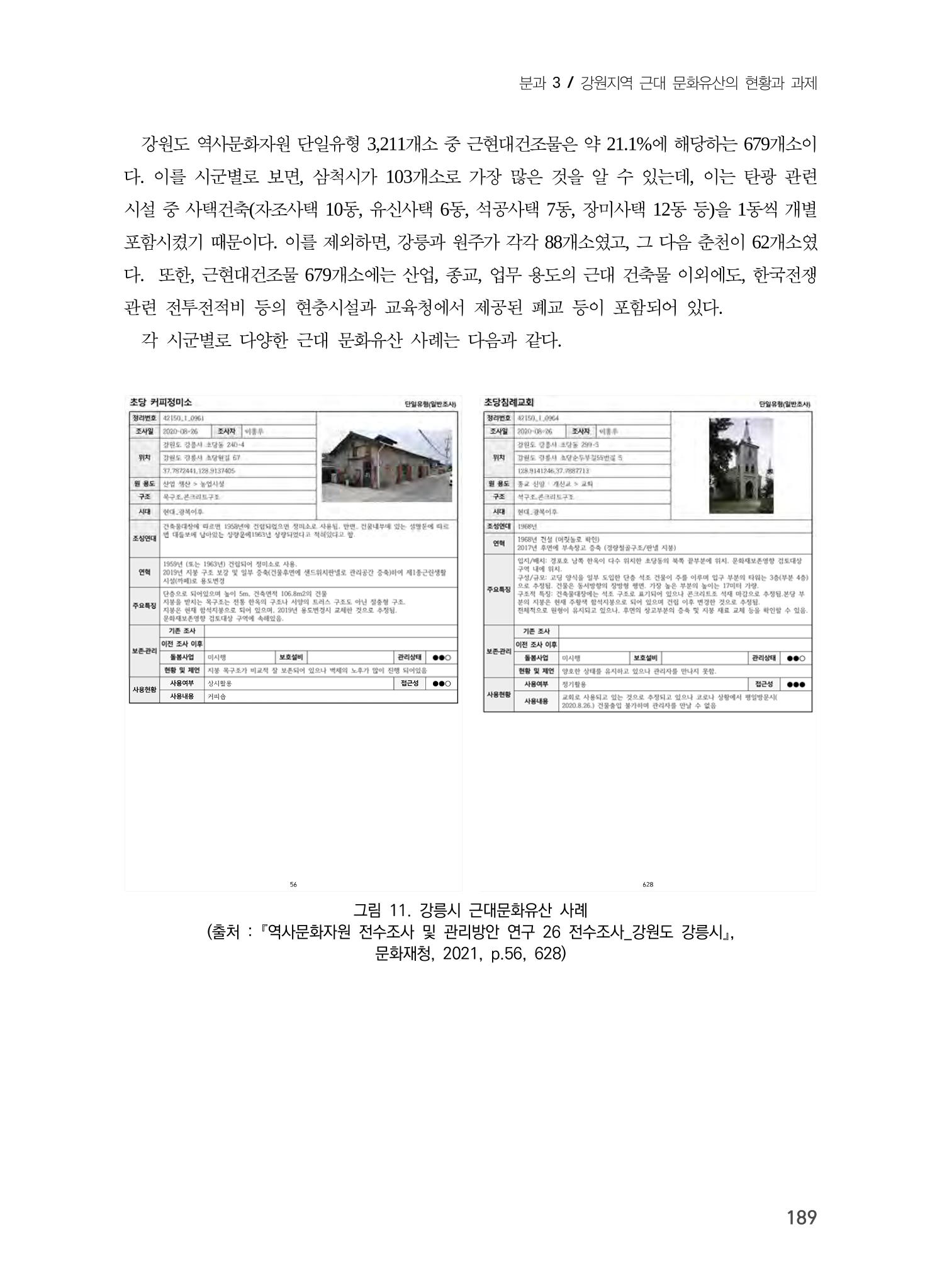 강원도 역사문화자원 전수조사 현황 -근대 문화유산을 중심으로- 13페이지