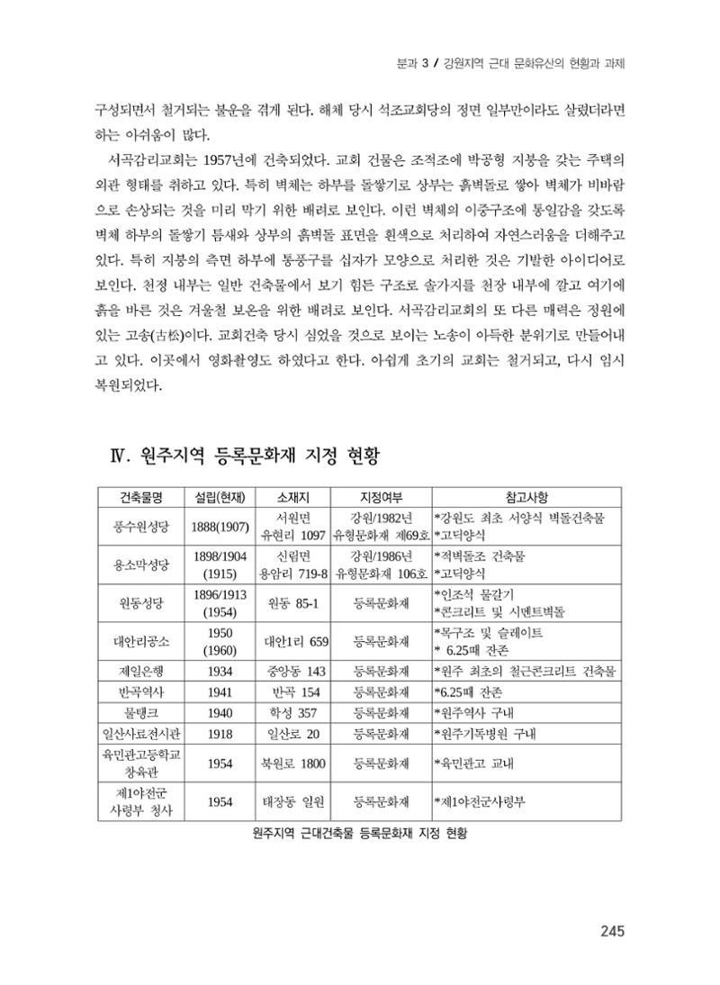 원주지역 근대건축물 및 근대산업시설의 가능성 7페이지