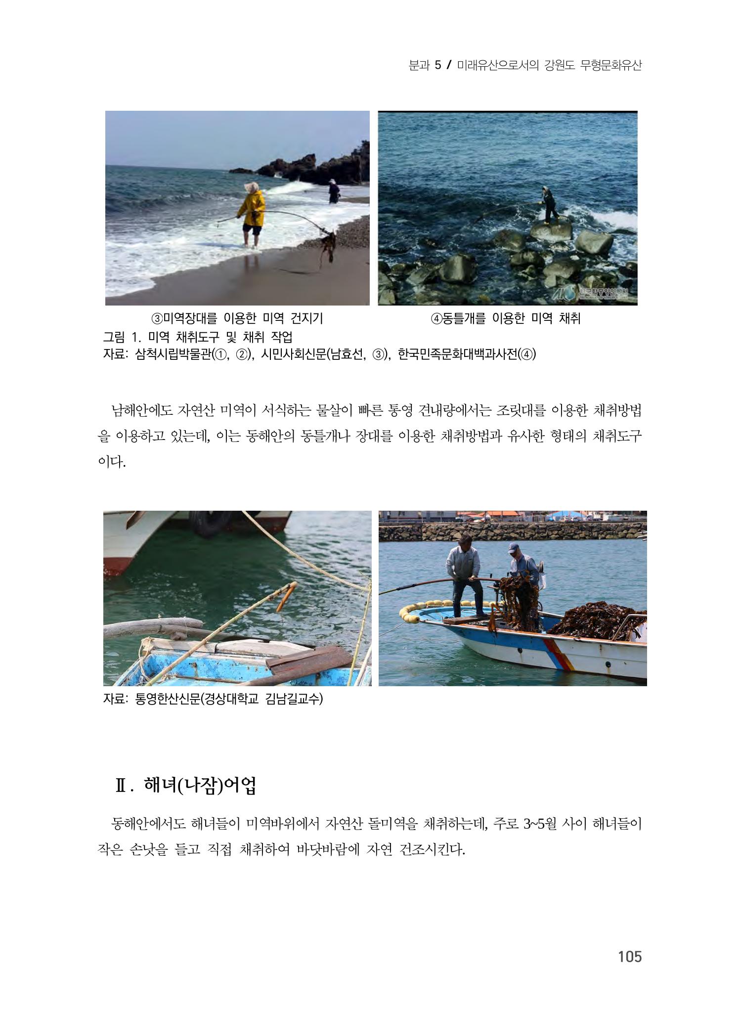 사라져가는 바다자원 무형문화유산 "미역바리" 3페이지
