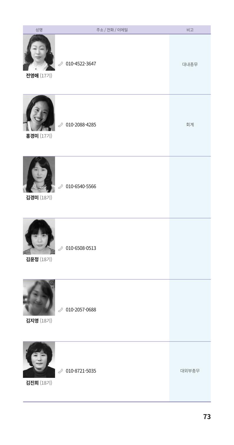 색동주소록 73페이지