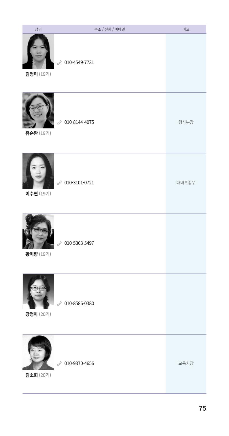 색동주소록 75페이지