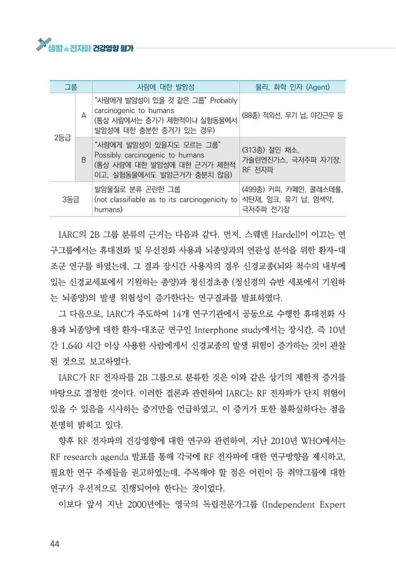 생활 속 전자파 건강영향 평가  52페이지